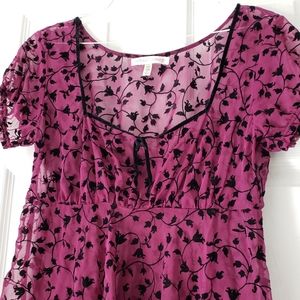 Vintage Like New Victoria's Secret Sheer Baby Doll, M